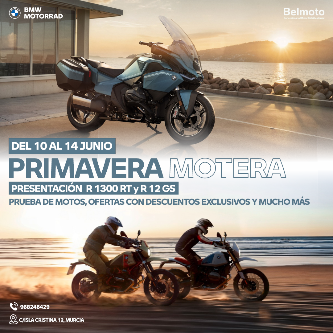 post PRIMAVERA MOTERA25 primavera motera 2025 en belmoto bmw motorrad murcia